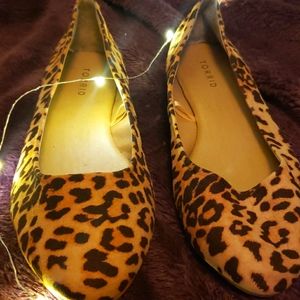 Leopard Print Flats